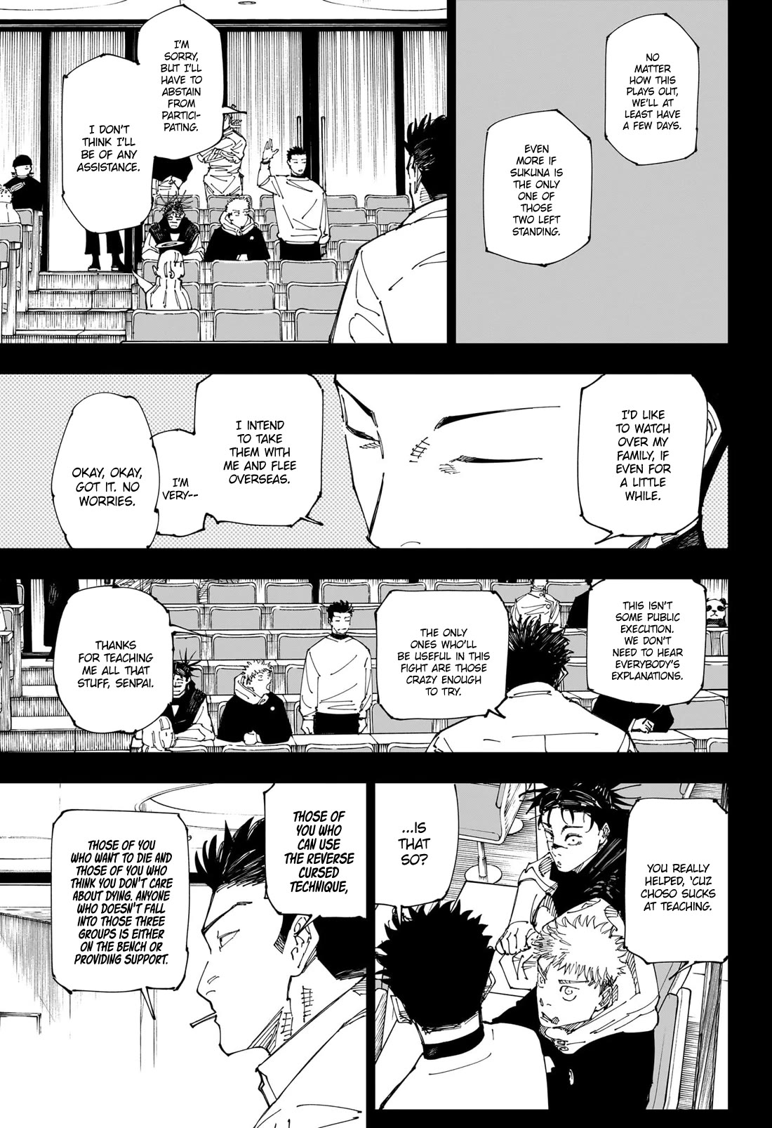 Jujutsu Kaisen chapter 247 page 4