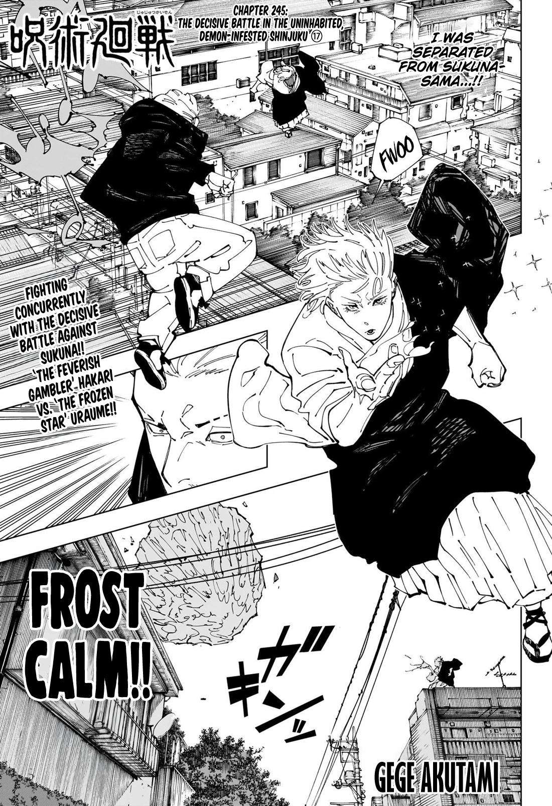 Jujutsu Kaisen chapter 248 page 1
