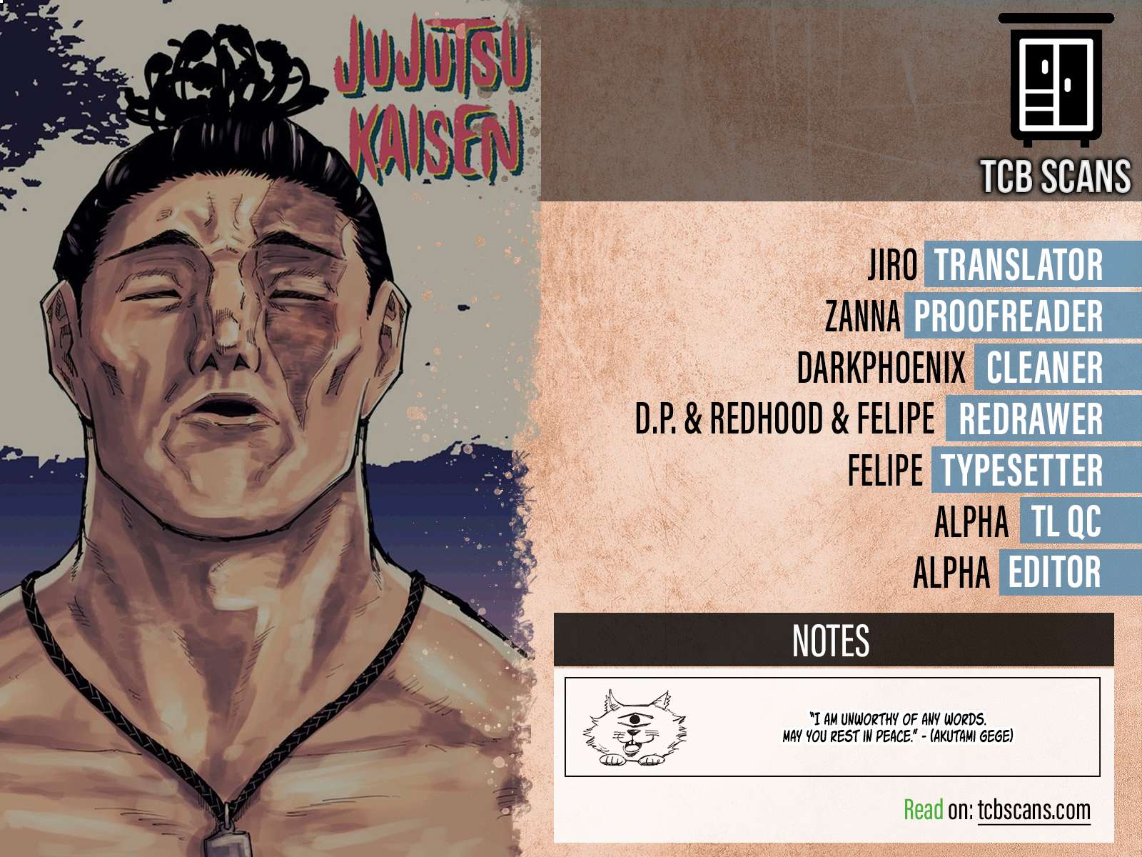 Jujutsu Kaisen chapter 257 page 2
