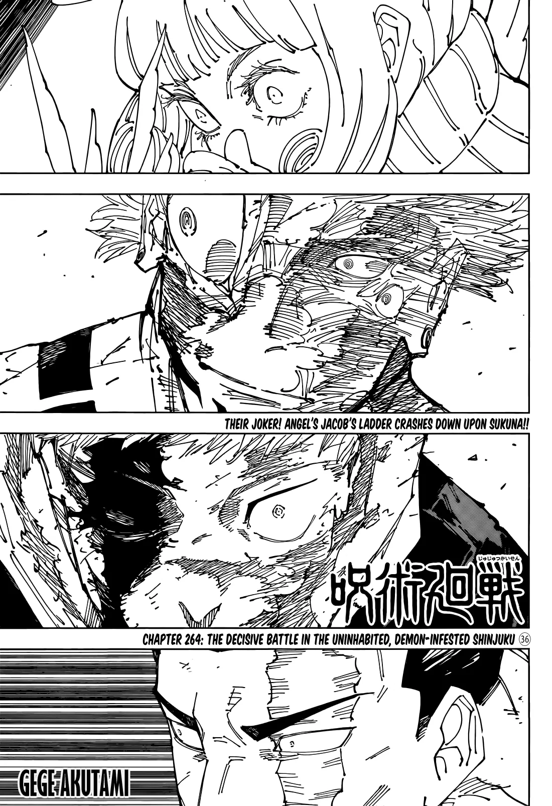 Jujutsu Kaisen chapter 268 page 1