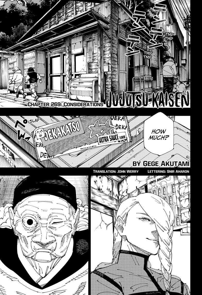 Jujutsu Kaisen chapter 273 page 1