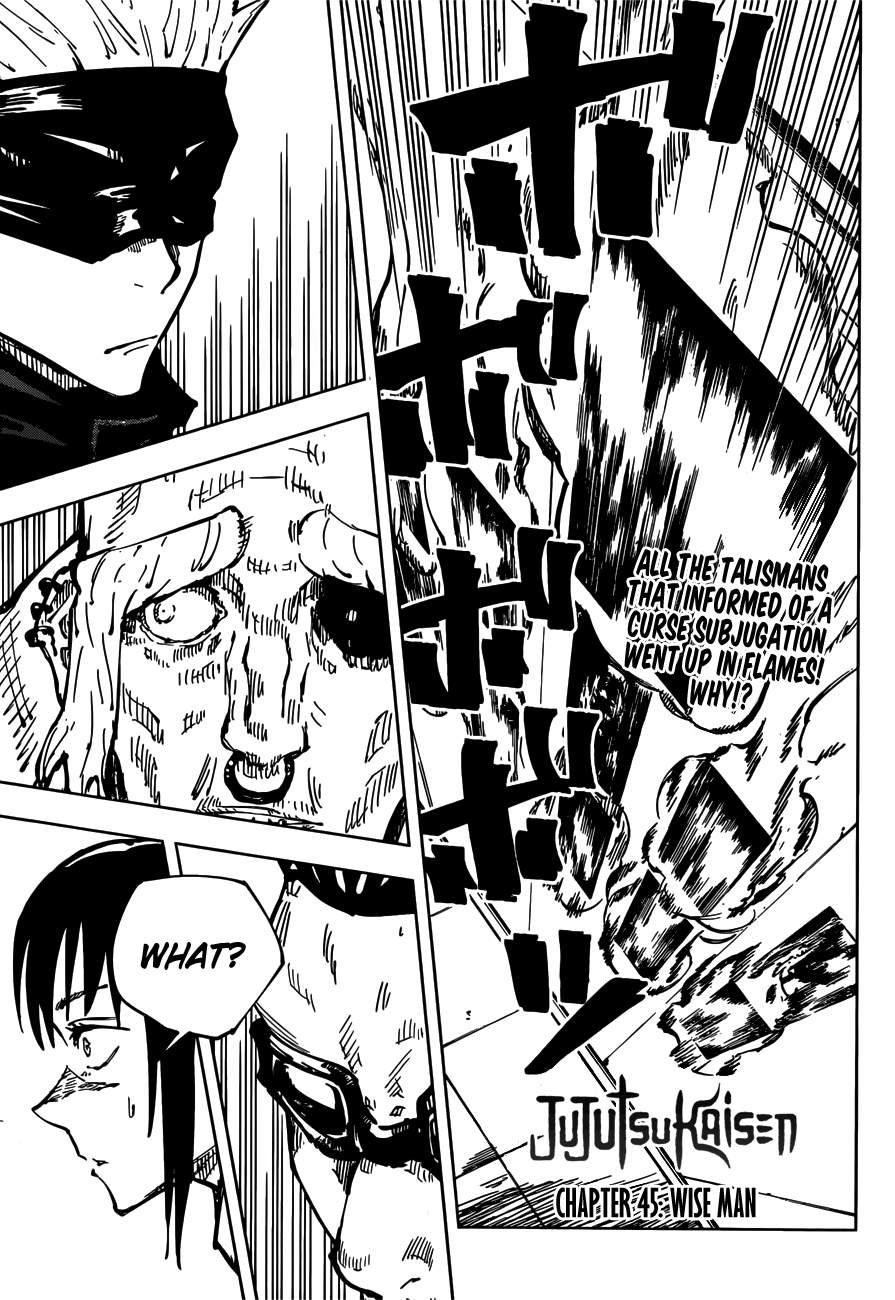 Jujutsu Kaisen chapter 45 page 1