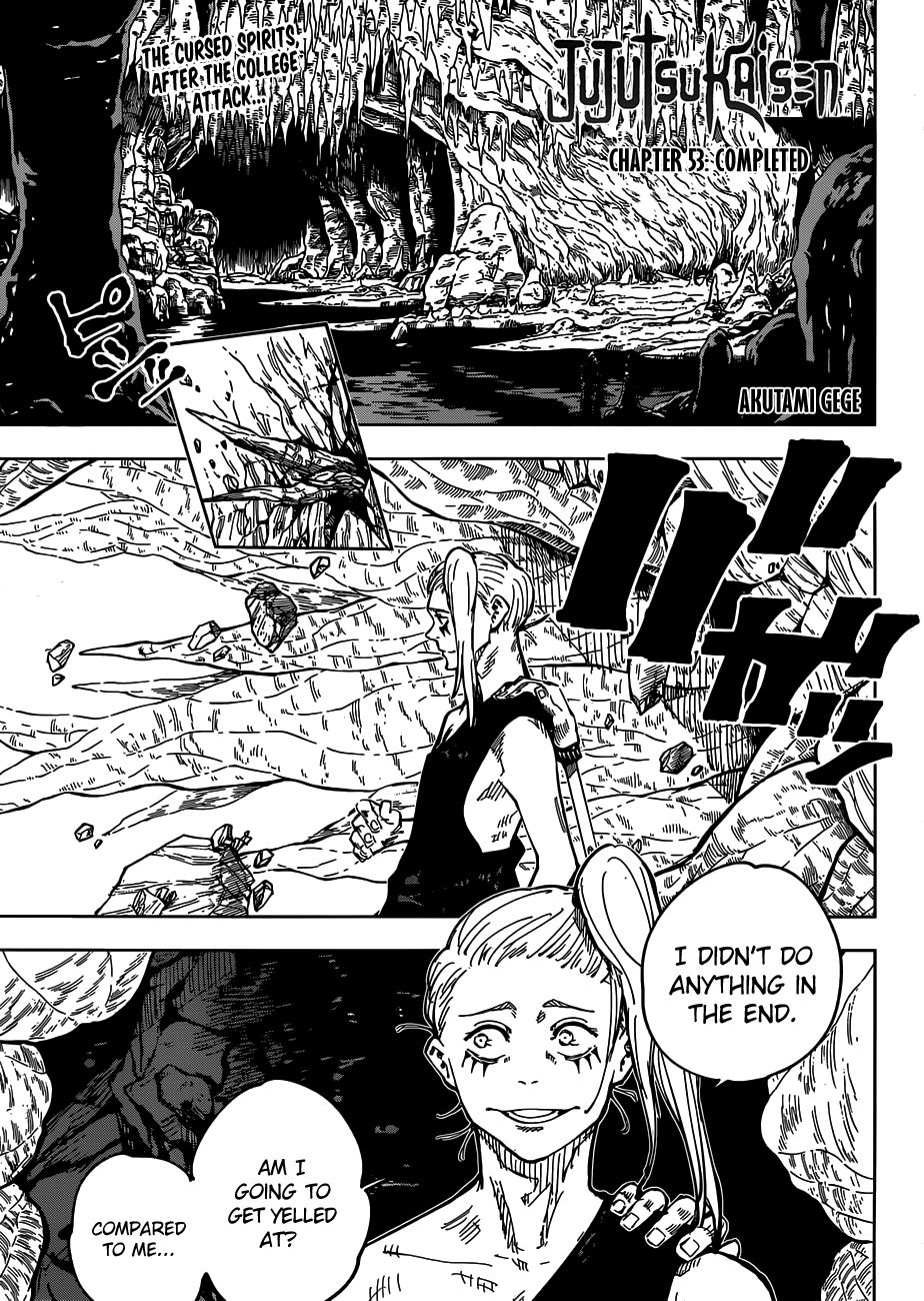 Jujutsu Kaisen chapter 53 page 1