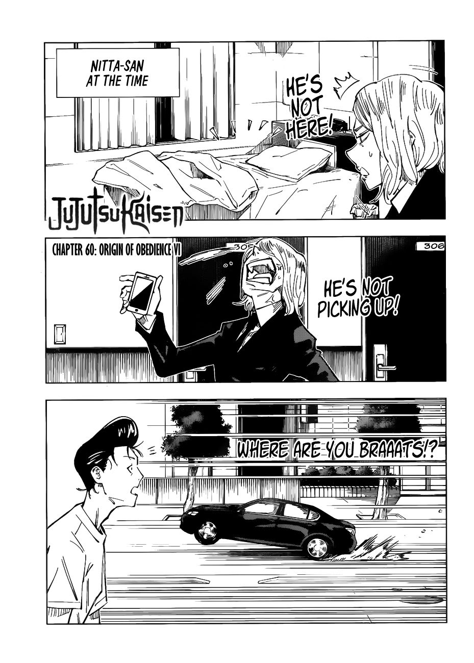 Jujutsu Kaisen chapter 60 page 1