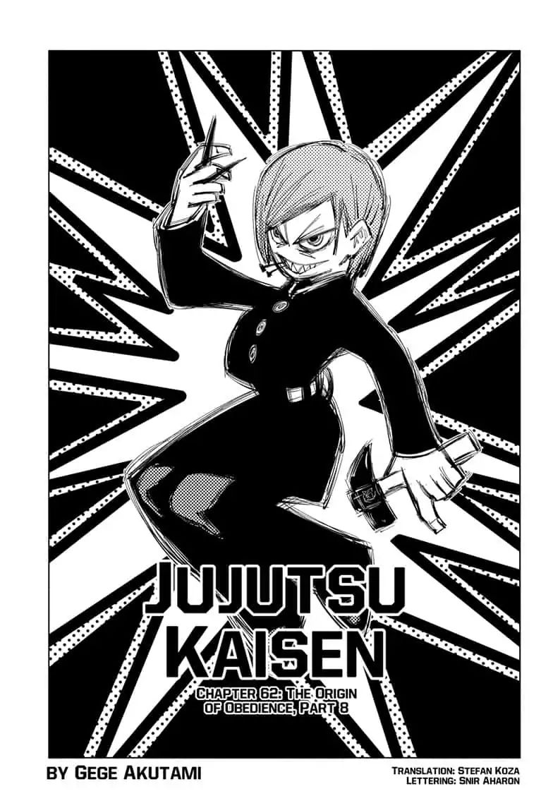 Jujutsu Kaisen chapter 62 page 1