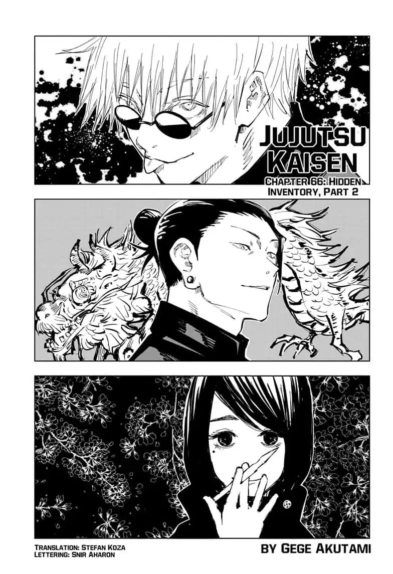 Jujutsu Kaisen chapter 66 page 1