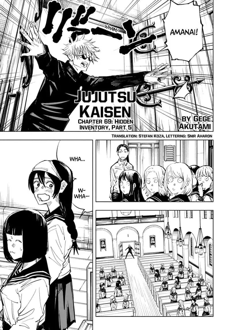 Jujutsu Kaisen chapter 69 page 1