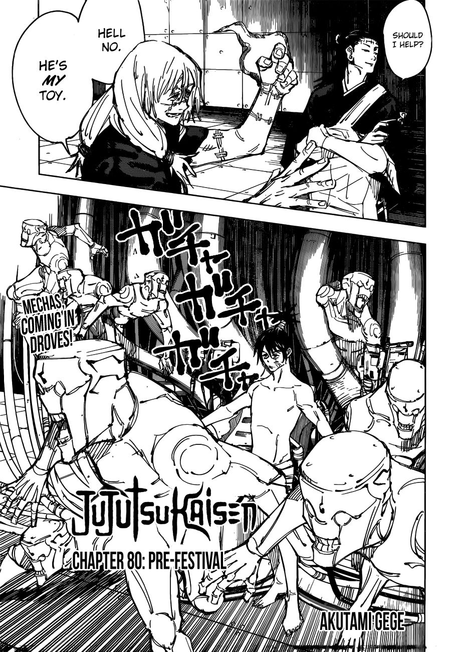 Jujutsu Kaisen chapter 80 page 1