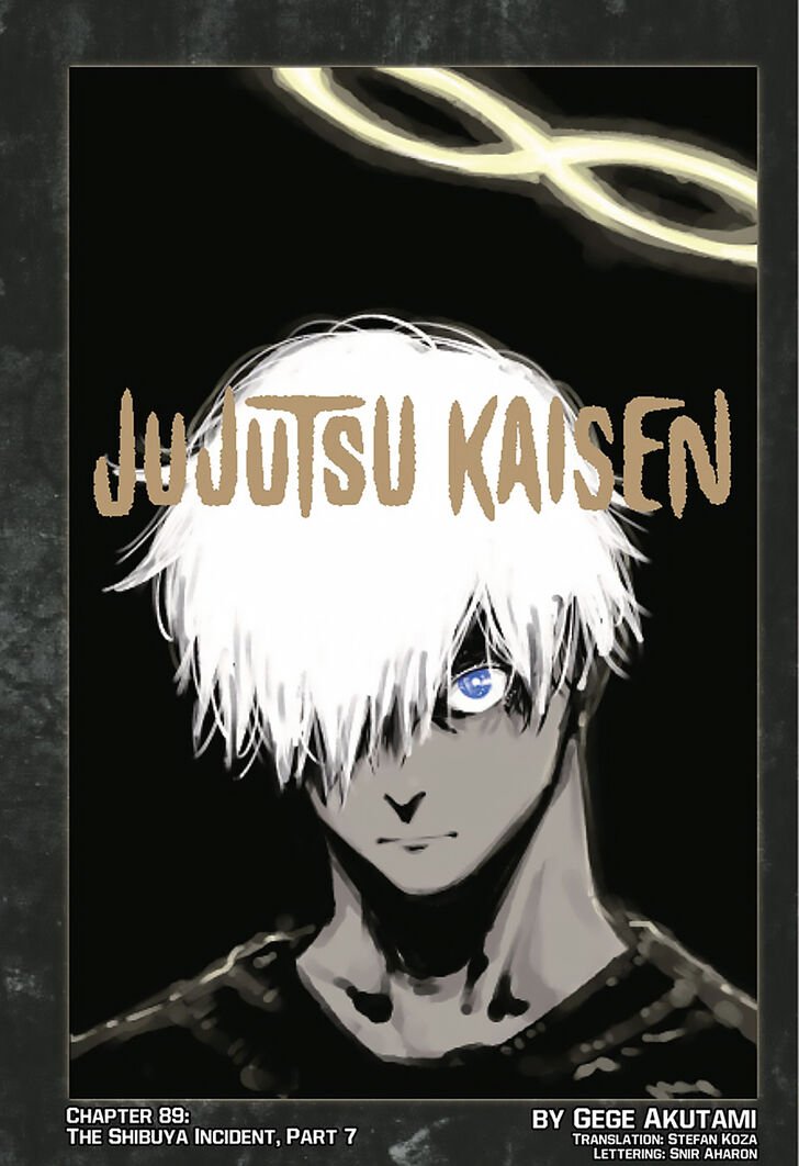 Jujutsu Kaisen chapter 89 page 1