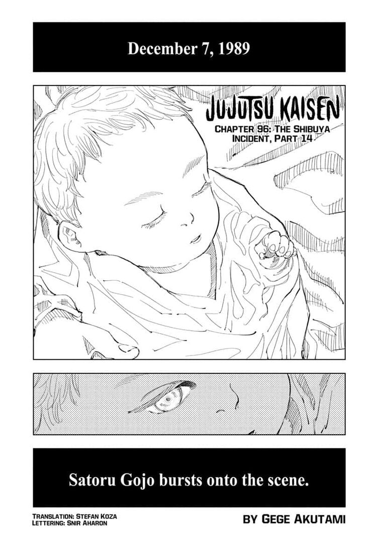 Jujutsu Kaisen chapter 96 page 1