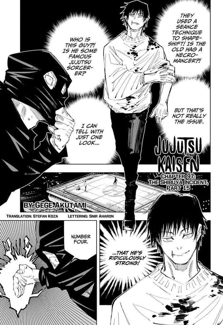 Jujutsu Kaisen chapter 97 page 1