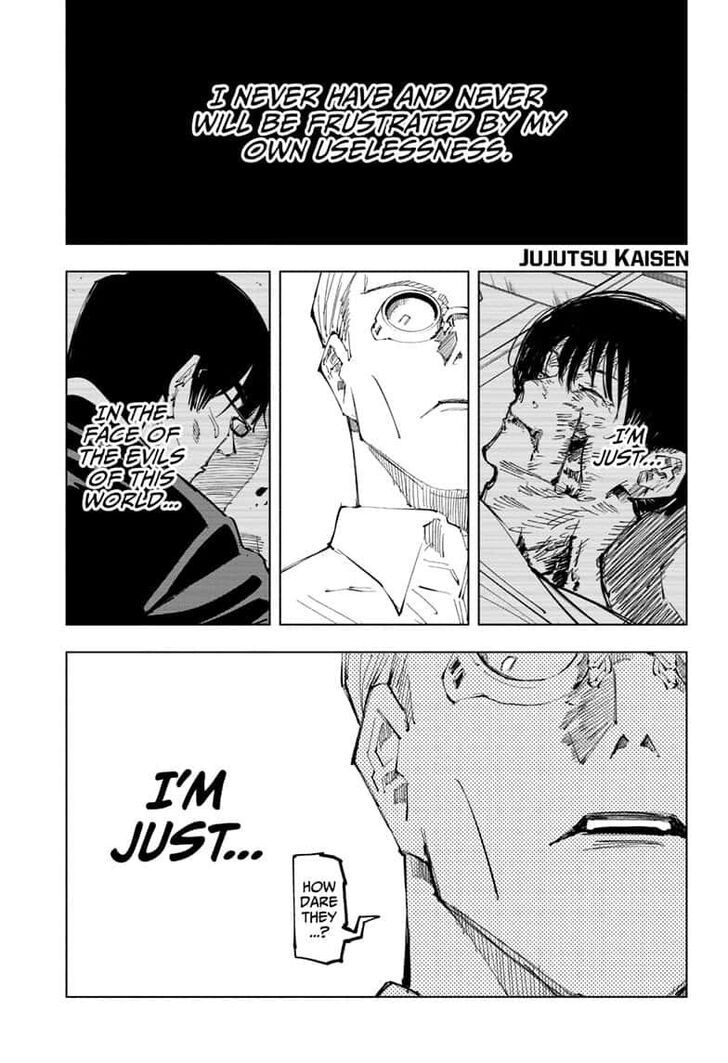 Jujutsu Kaisen chapter 99 page 1