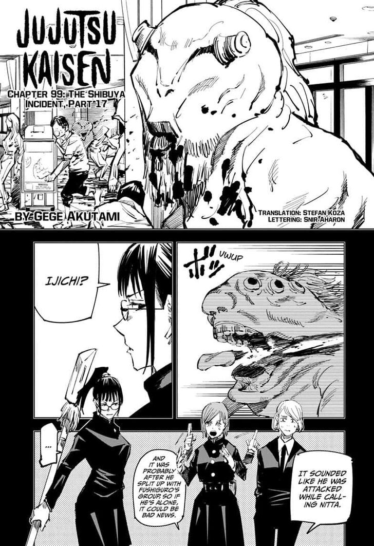 Jujutsu Kaisen chapter 99 page 2