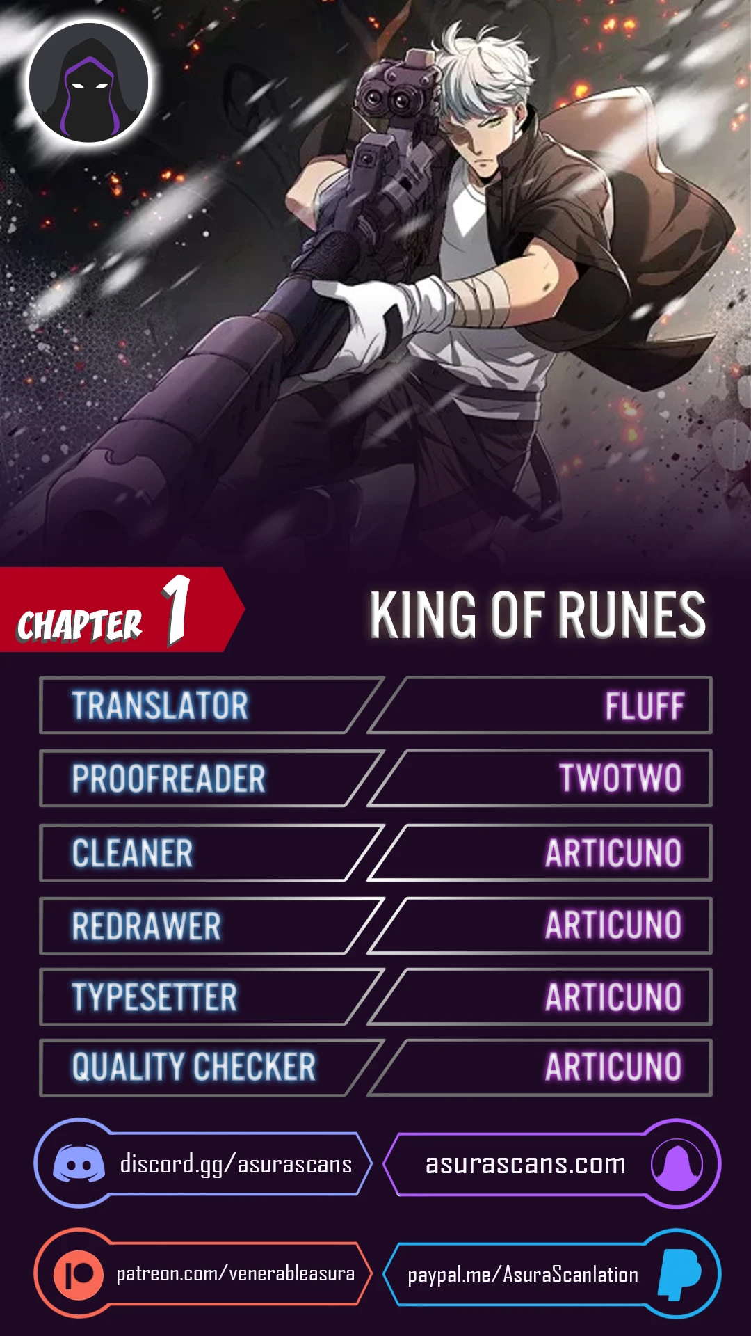 King of Runes chapter 1 page 1