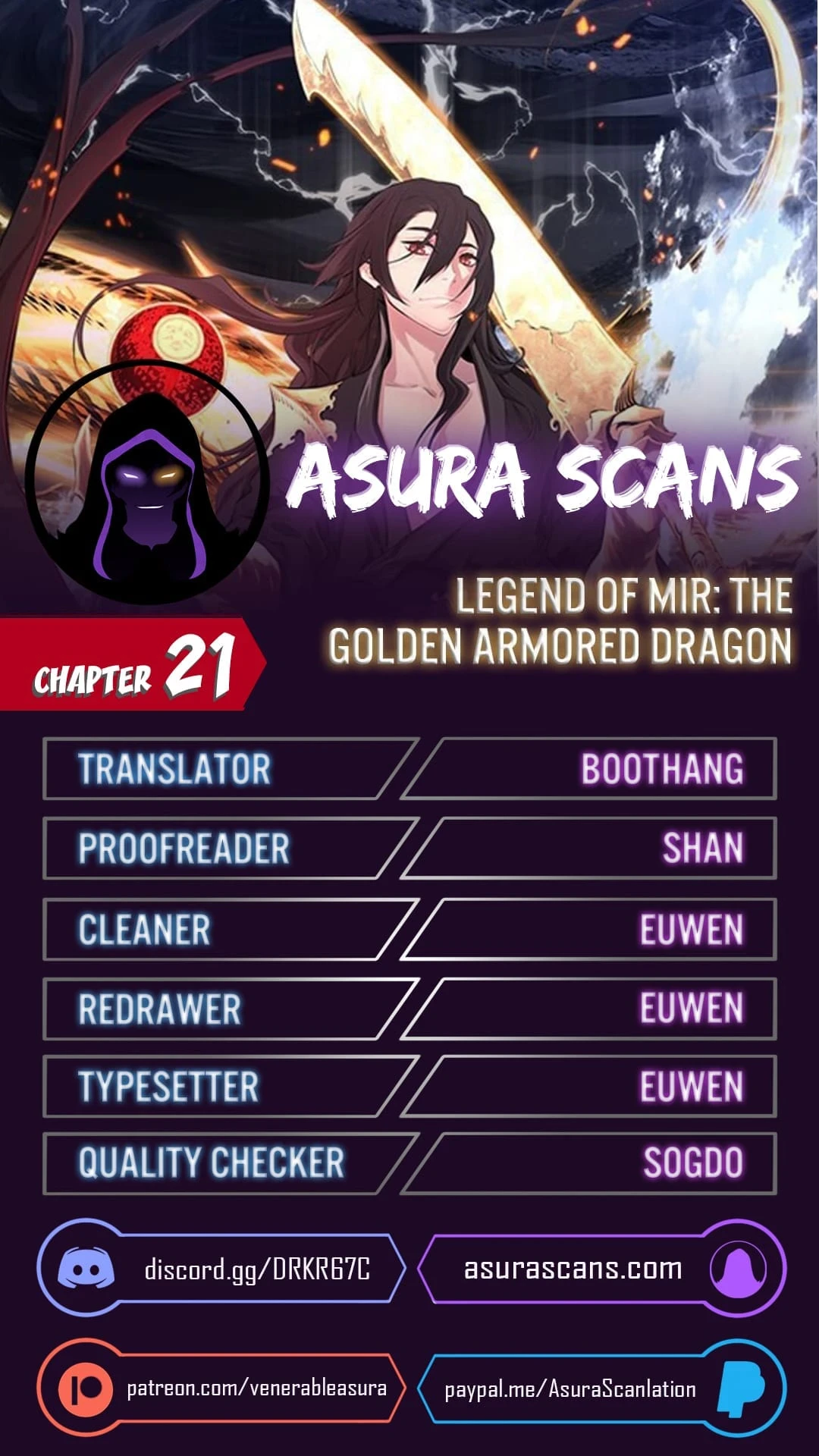 Legend of Mir: The Golden Armored Dragon chapter 21 page 1