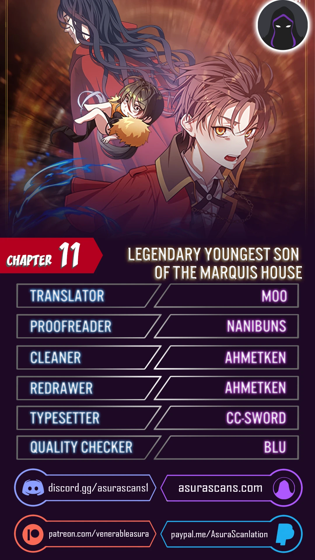 Legendary Youngest Son of the Marquis House chapter 11 page 1