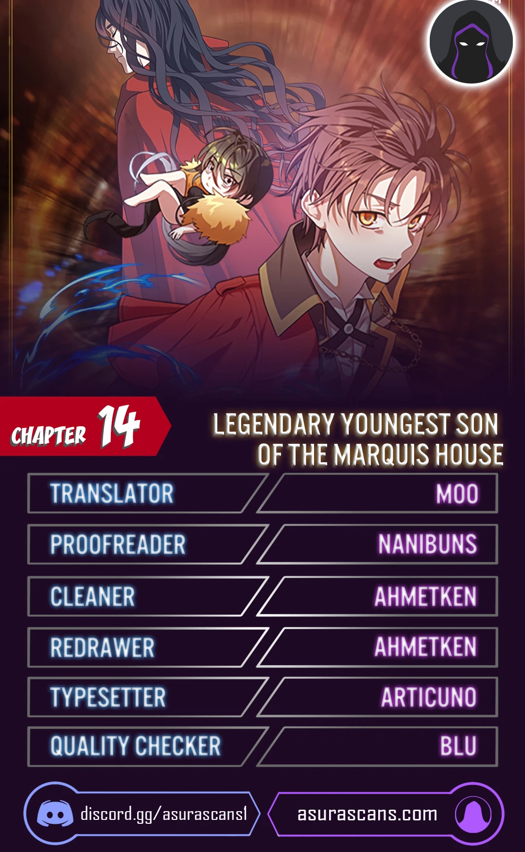 Legendary Youngest Son of the Marquis House chapter 14 page 1