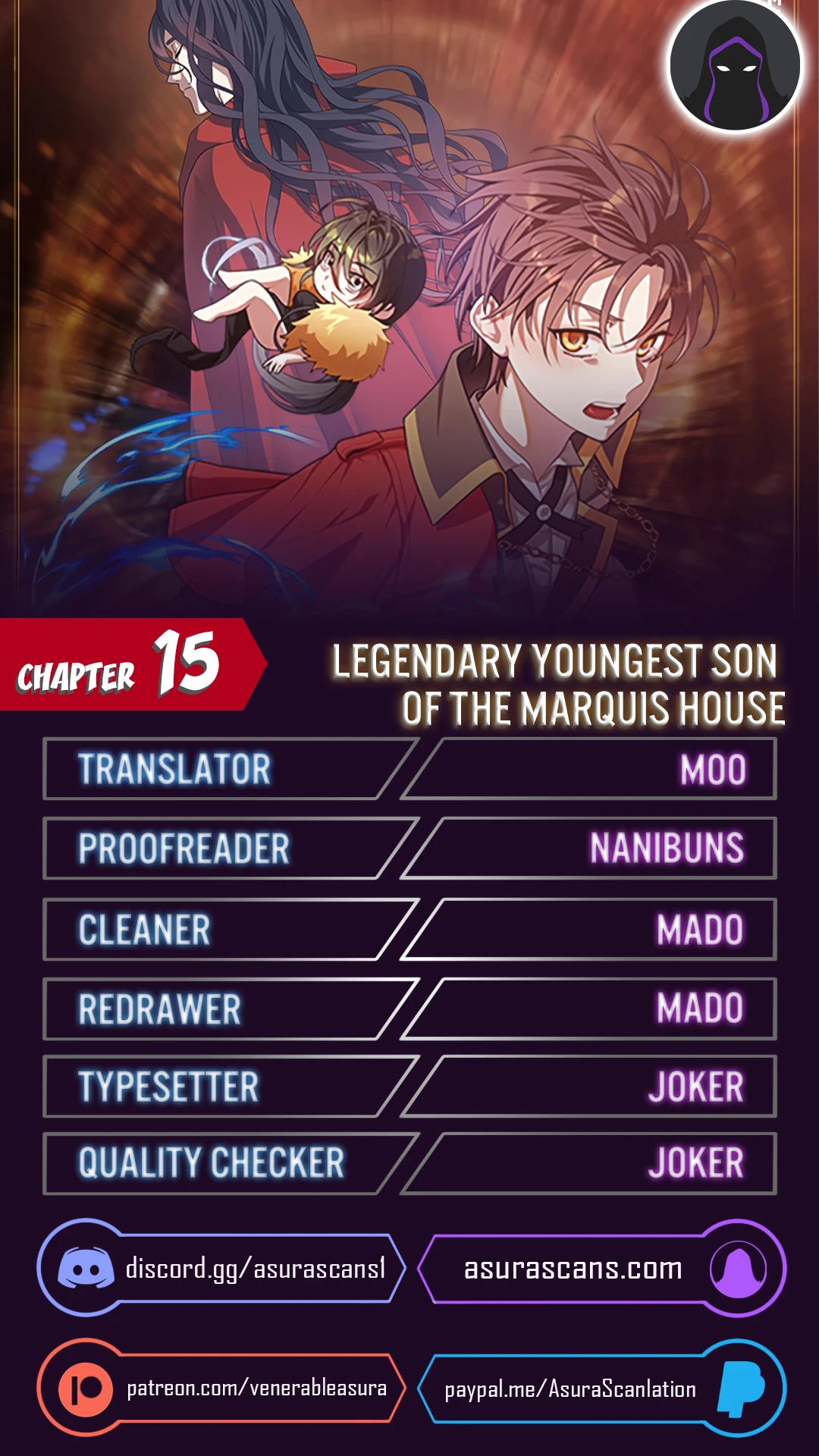 Legendary Youngest Son of the Marquis House chapter 15 page 1
