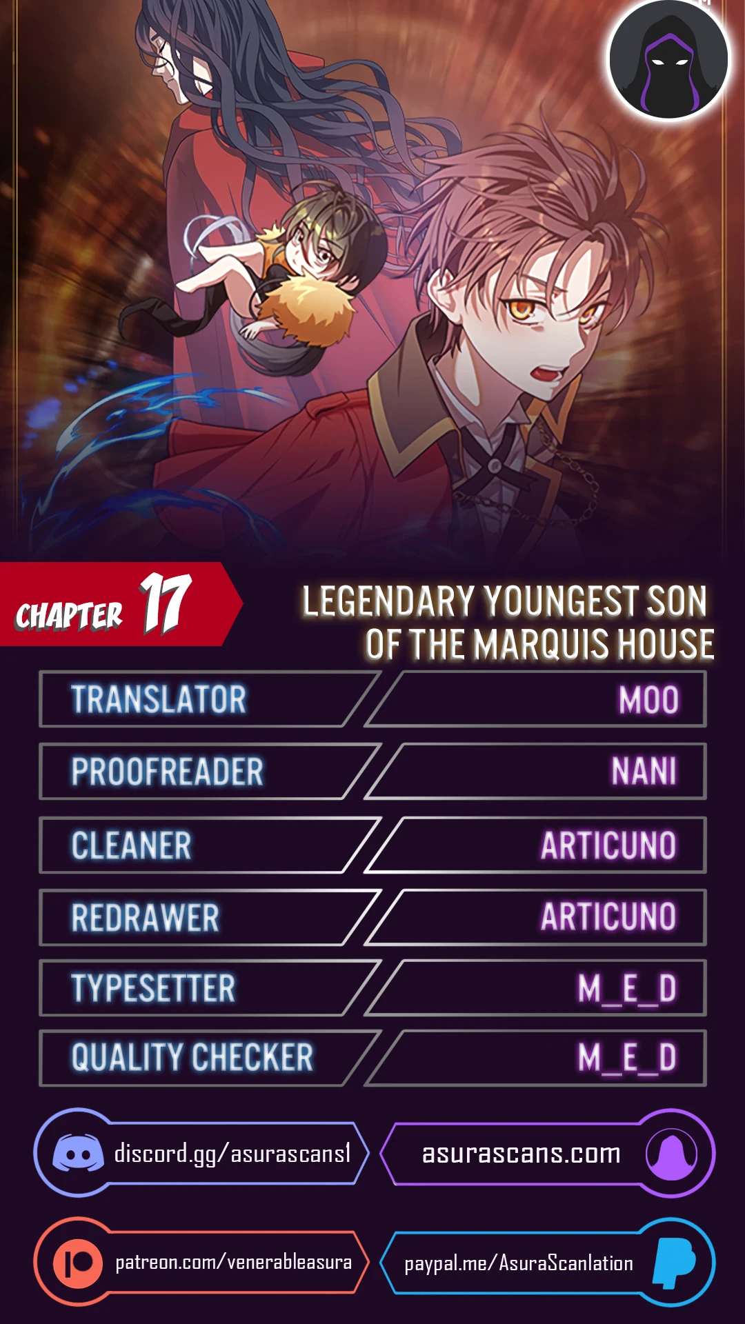 Legendary Youngest Son of the Marquis House chapter 17 page 1