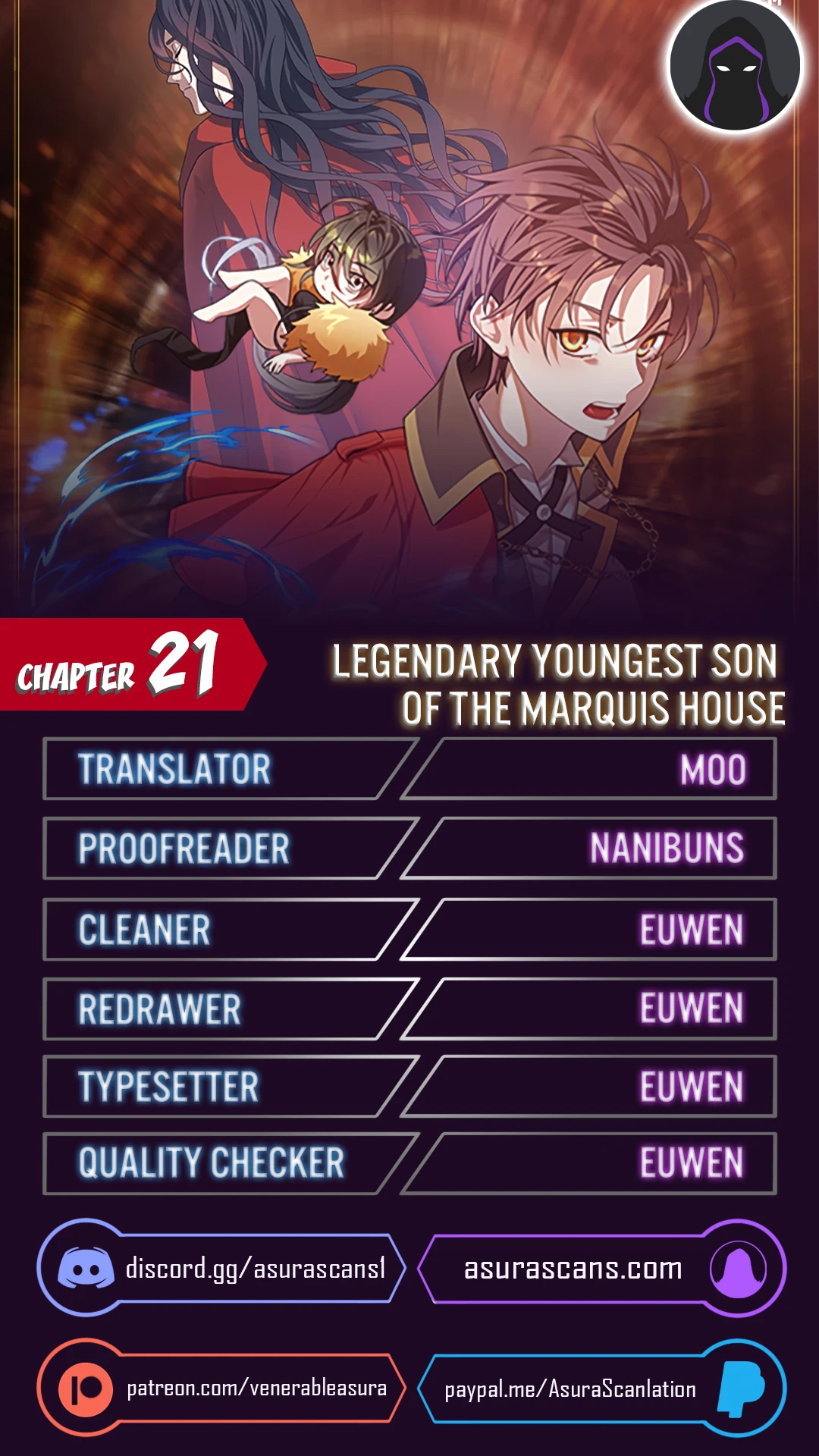 Legendary Youngest Son of the Marquis House chapter 21 page 1
