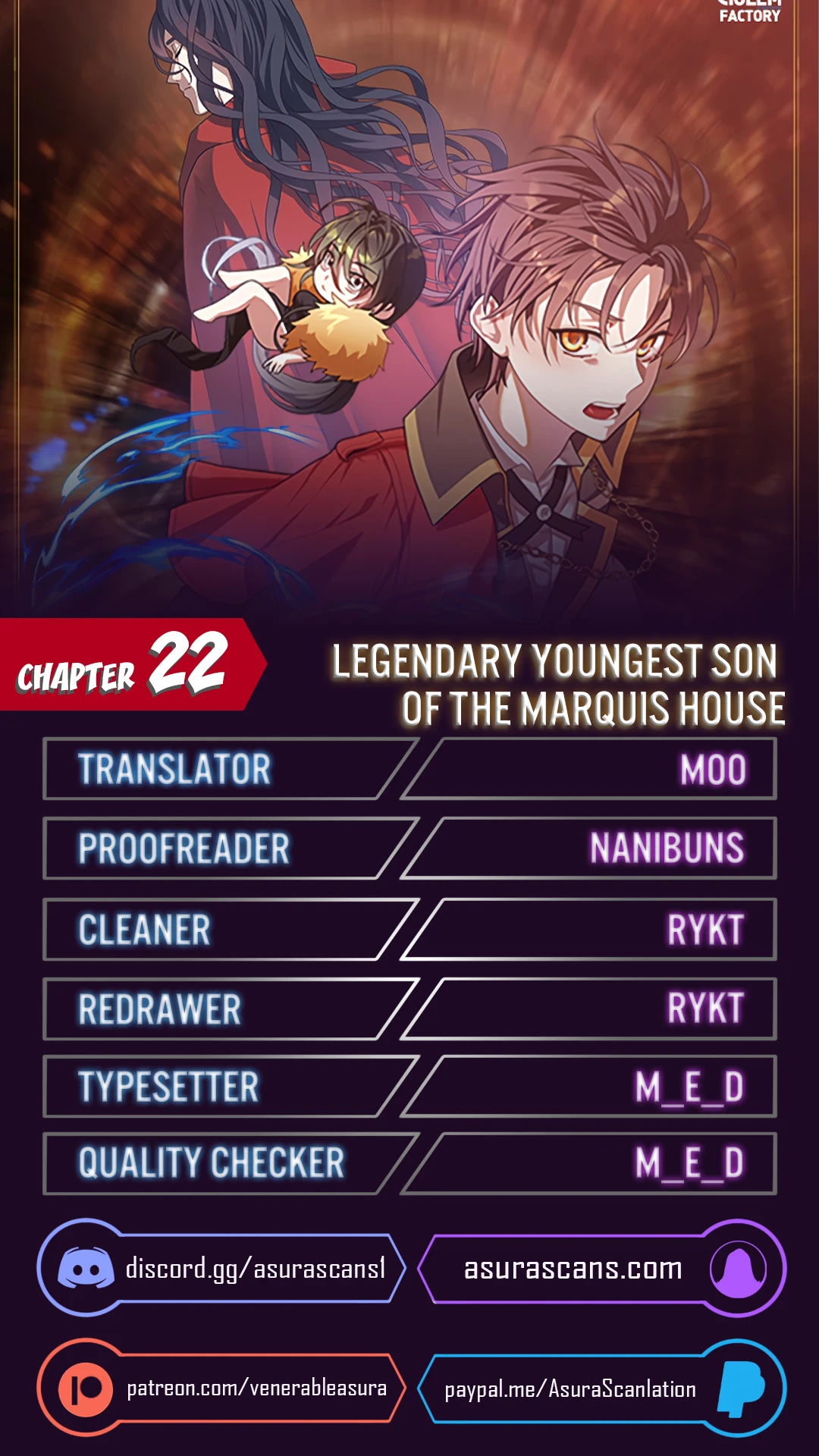 Legendary Youngest Son of the Marquis House chapter 22 page 1