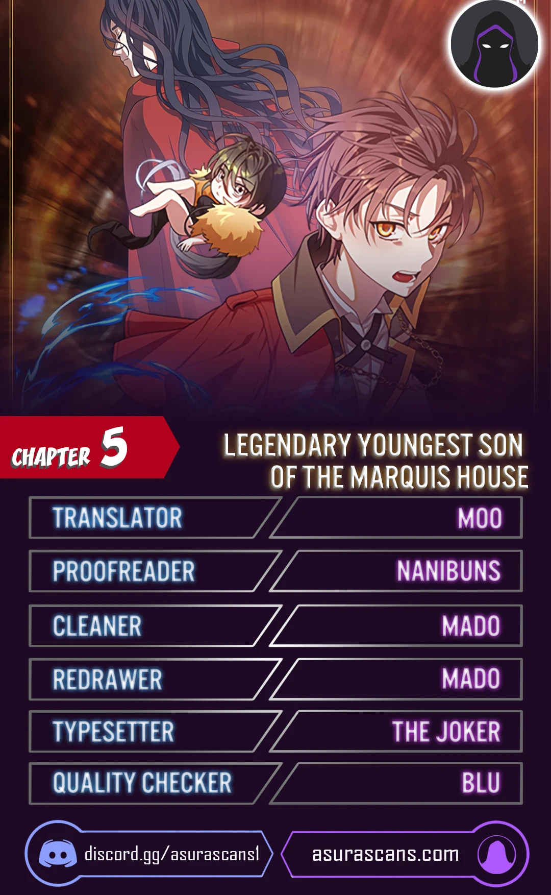 Legendary Youngest Son of the Marquis House chapter 5 page 1