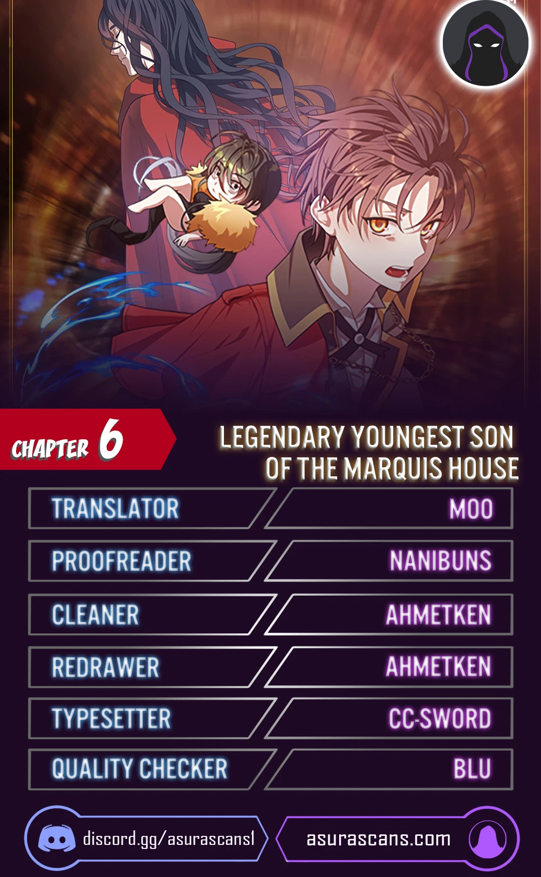 Legendary Youngest Son of the Marquis House chapter 6 page 1