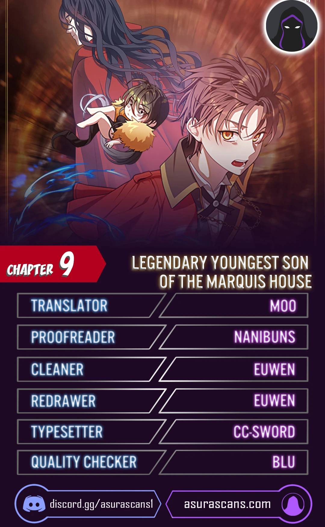 Legendary Youngest Son of the Marquis House chapter 9 page 1