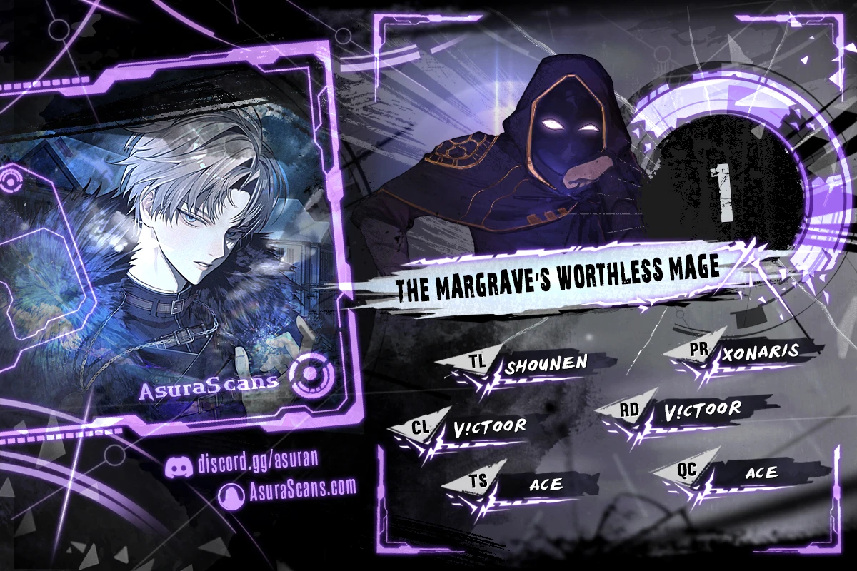 Margrave’s Worthless Mage chapter 1 page 1