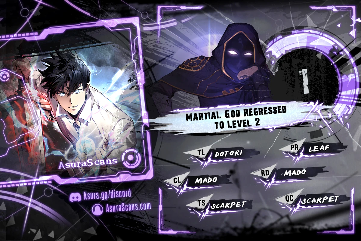 Martial God Regressed to Level 2 chapter 1 page 1
