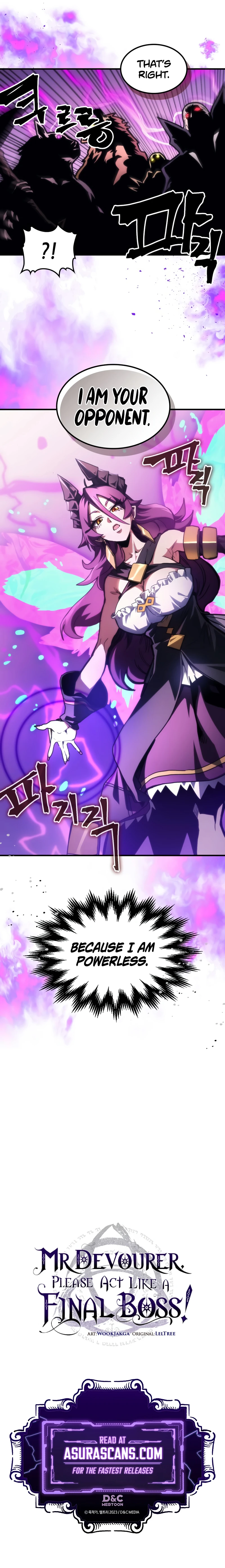 Mr Devourer, Please Act Like a Final Boss chapter 107 page 9