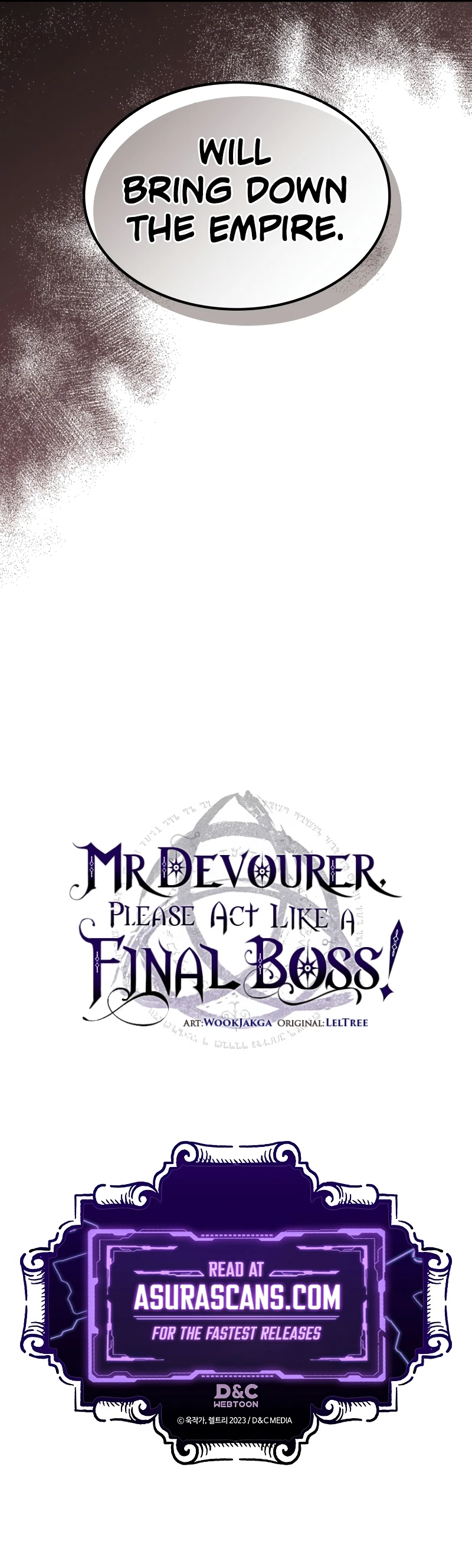 Mr Devourer, Please Act Like a Final Boss chapter 67 page 10