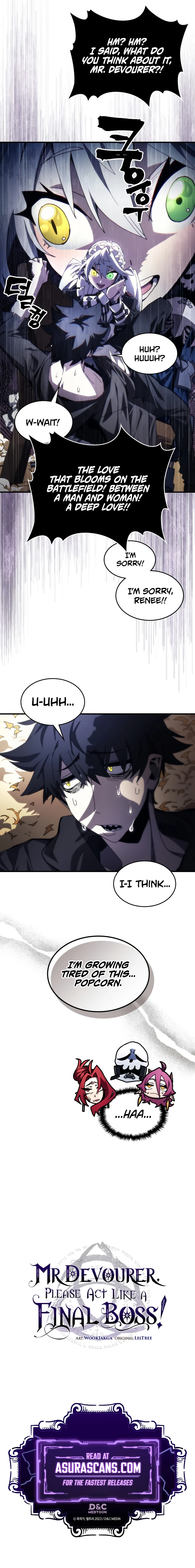 Mr Devourer, Please Act Like a Final Boss chapter 80 page 8