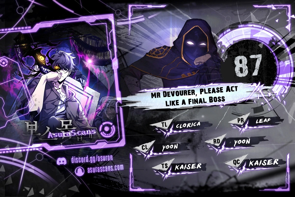Mr Devourer, Please Act Like a Final Boss chapter 87 page 1