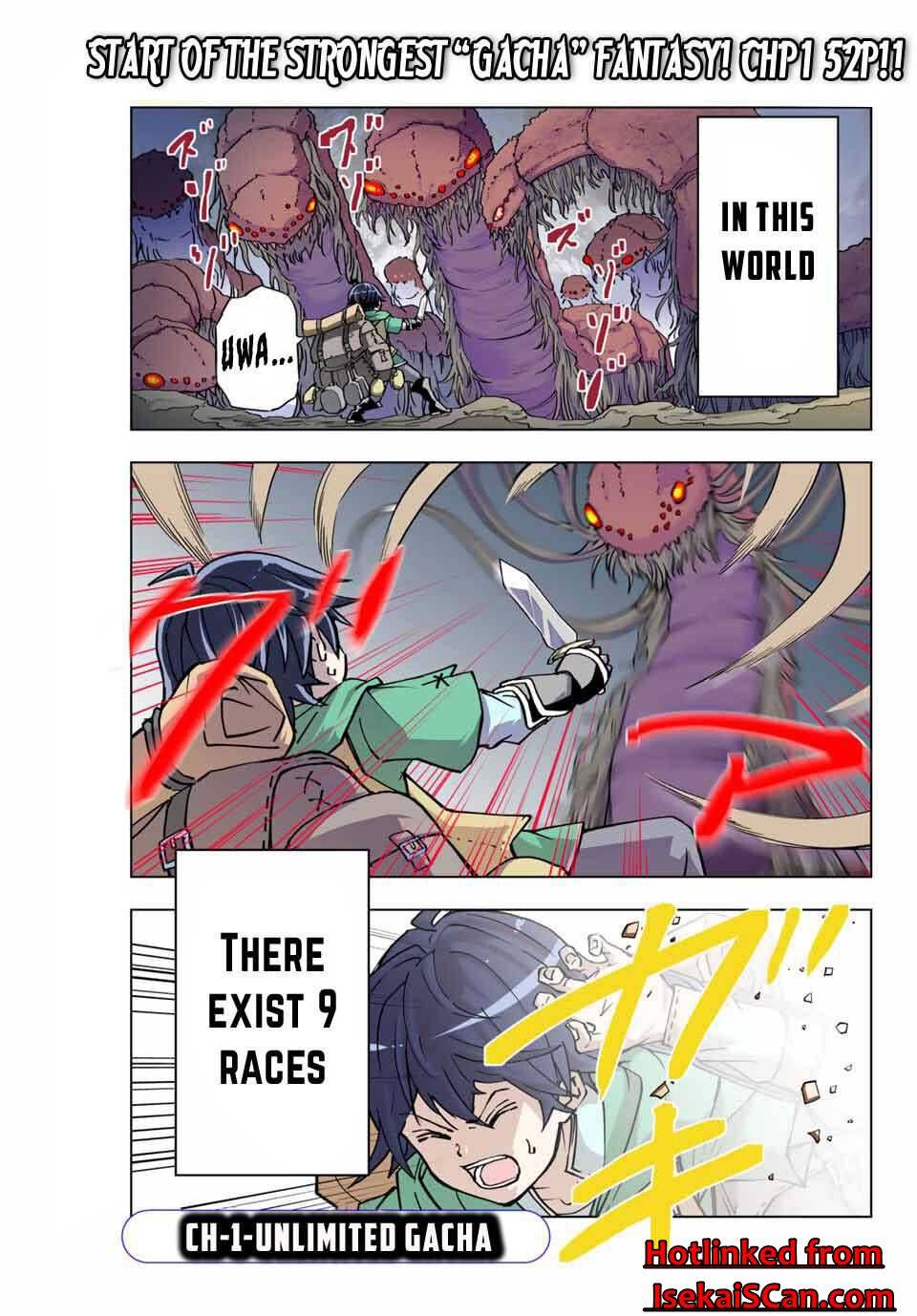 My Gift LVL 9999 Unlimited Gacha chapter 1 page 3