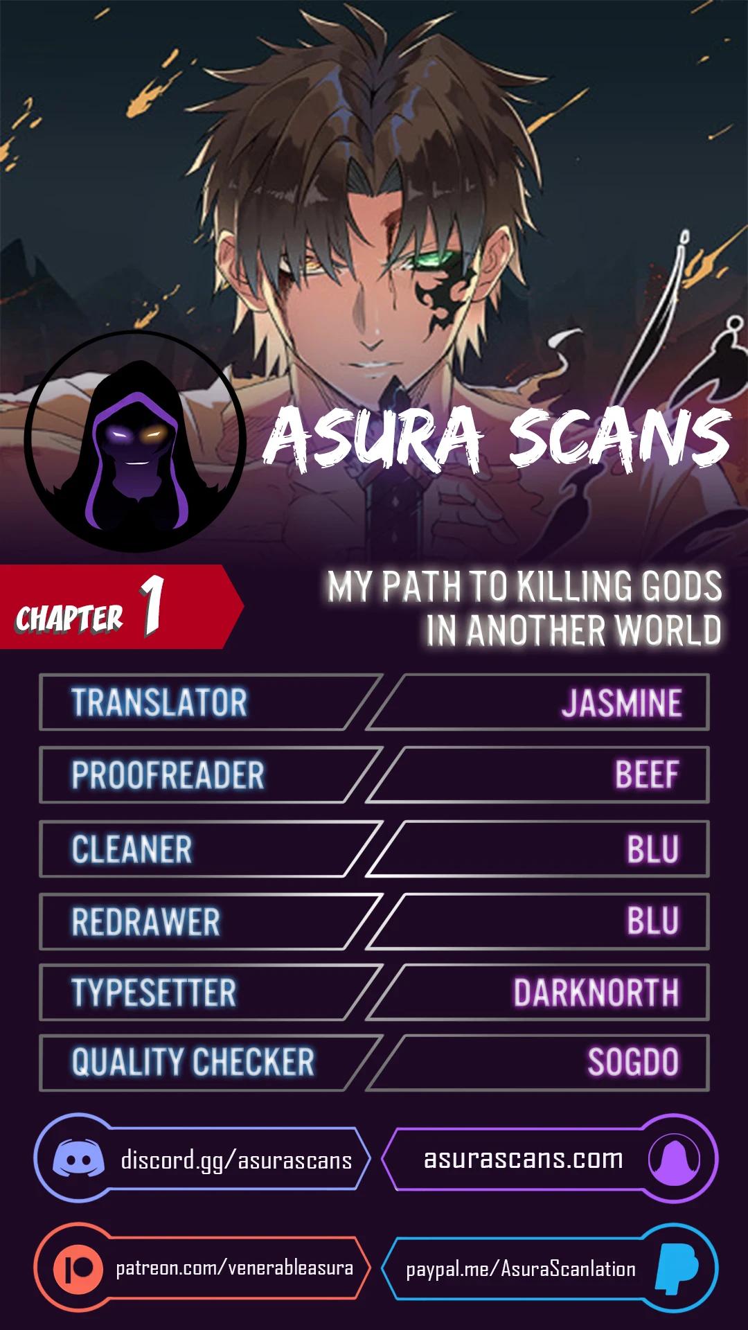 My Path to Killing Gods in Another World chapter 1 page 1