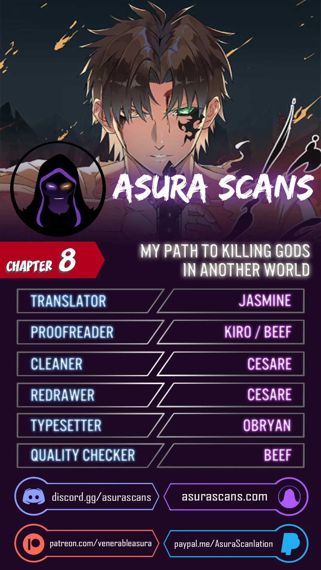 My Path to Killing Gods in Another World chapter 8 page 1