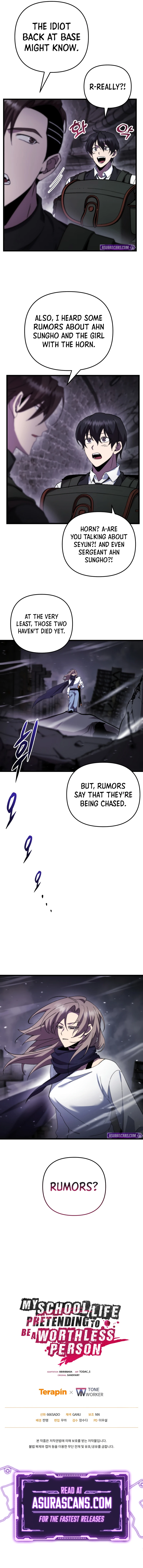 My School Life Pretending to Be a Worthless Person chapter 100 page 9