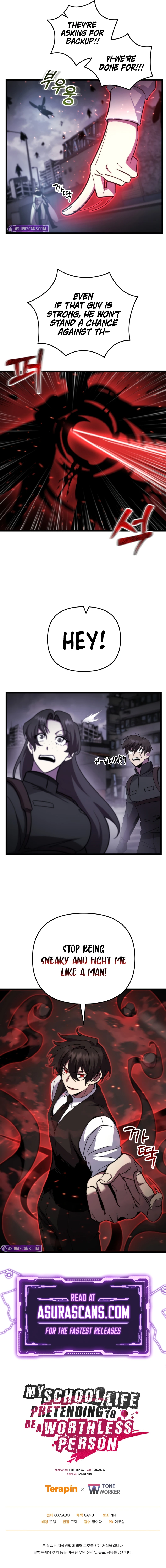 My School Life Pretending to Be a Worthless Person chapter 98 page 10