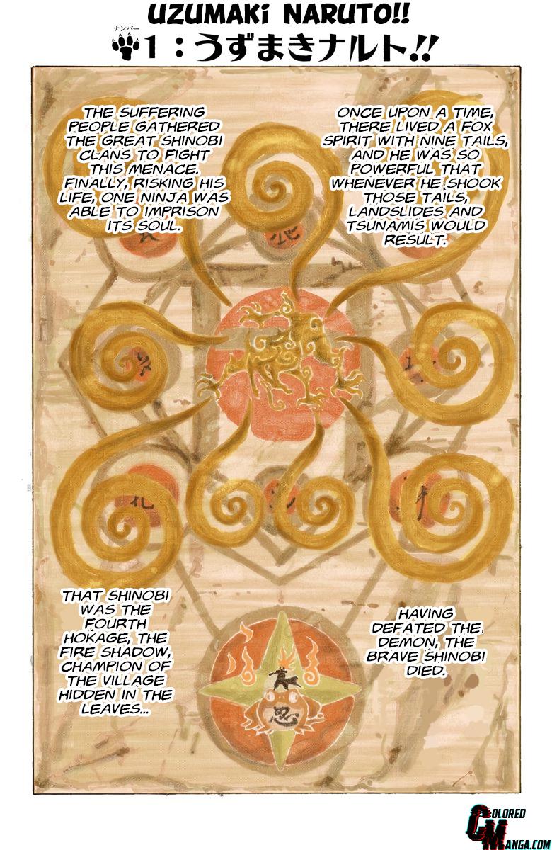 Naruto Colored chapter 1 page 5