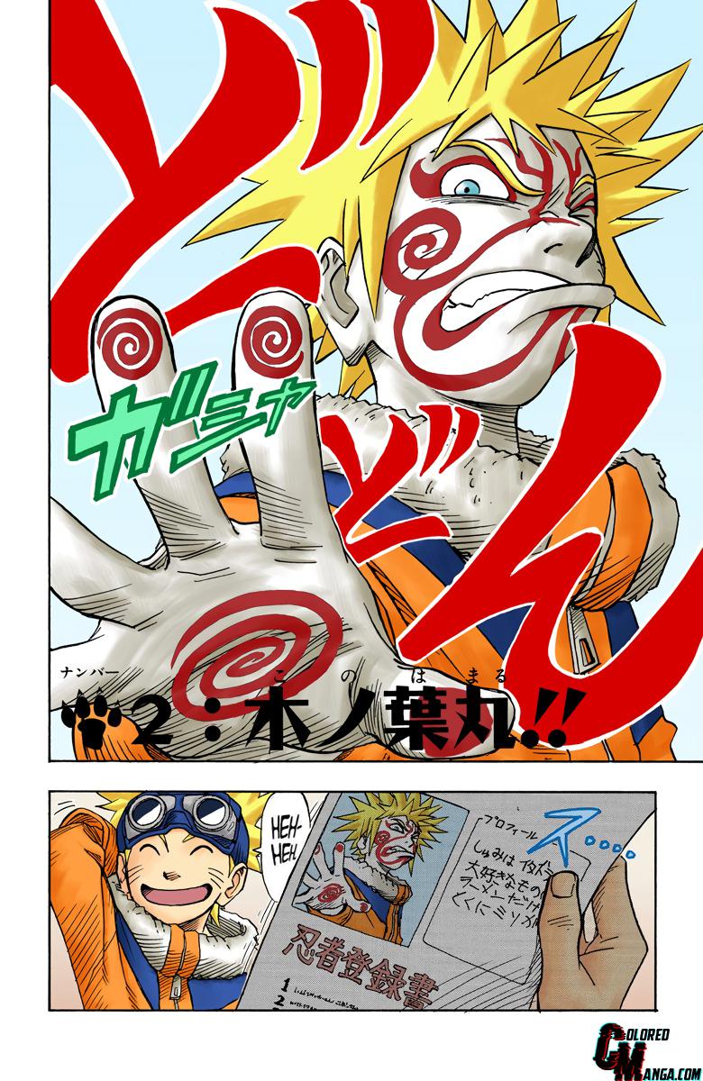 Naruto Colored chapter 2 page 2