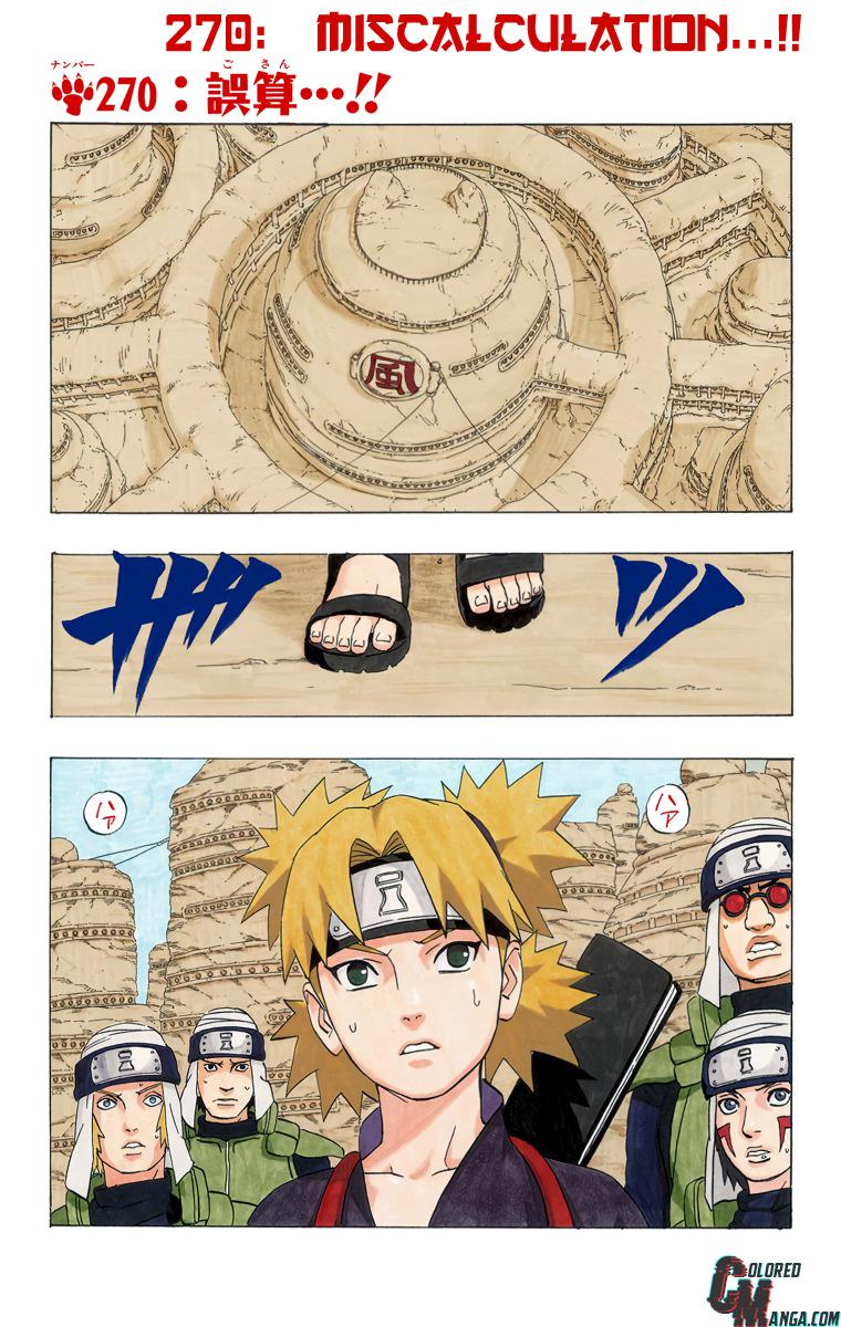 Naruto Colored chapter 124 page 1