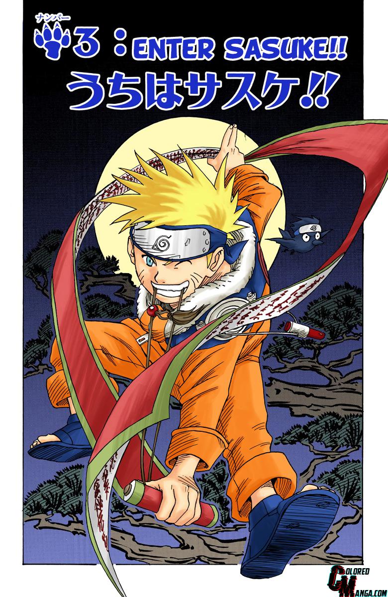 Naruto Colored chapter 3 page 1