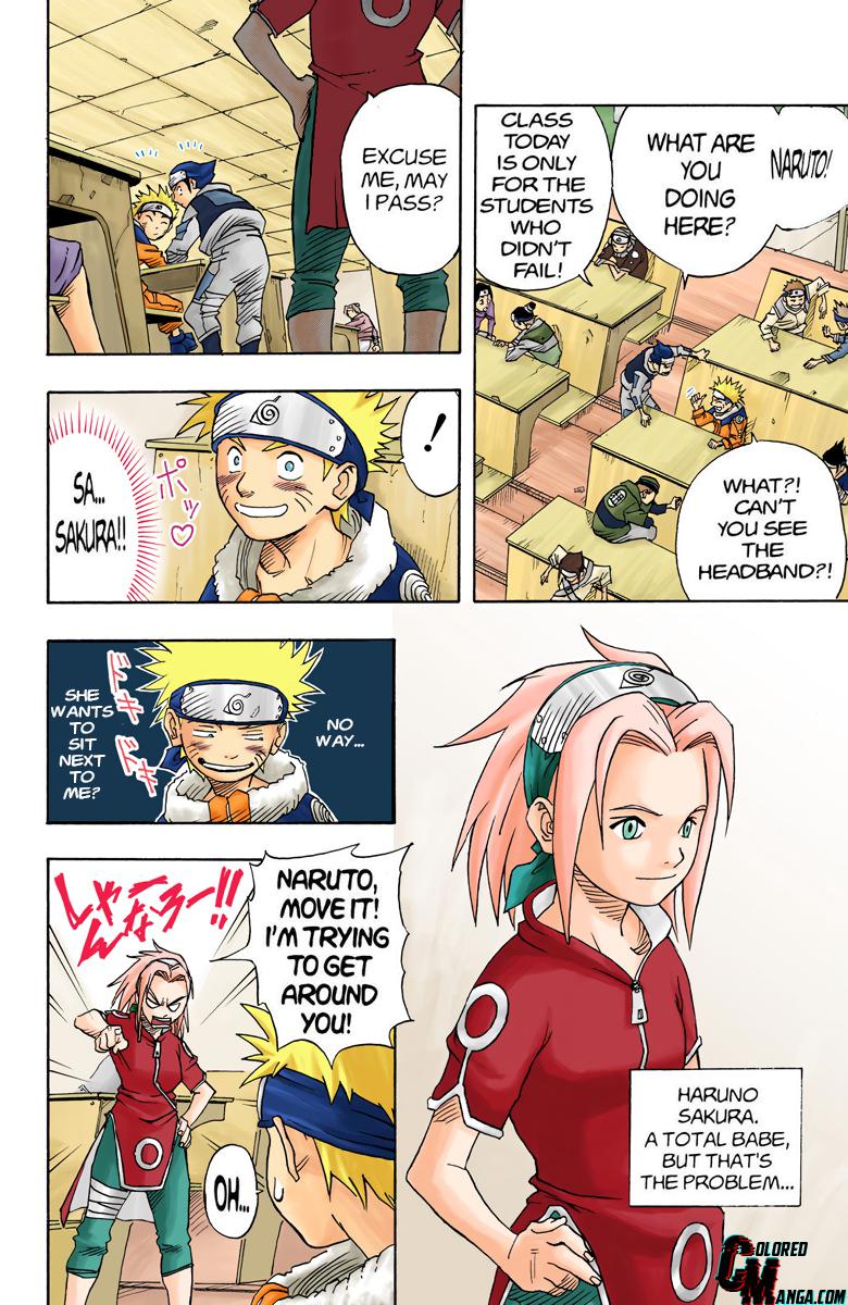 Naruto Colored chapter 3 page 4