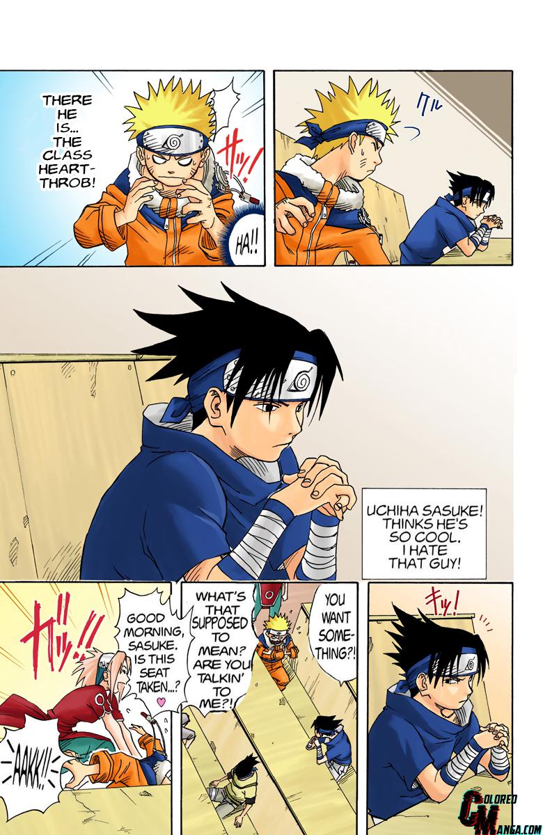 Naruto Colored chapter 3 page 5