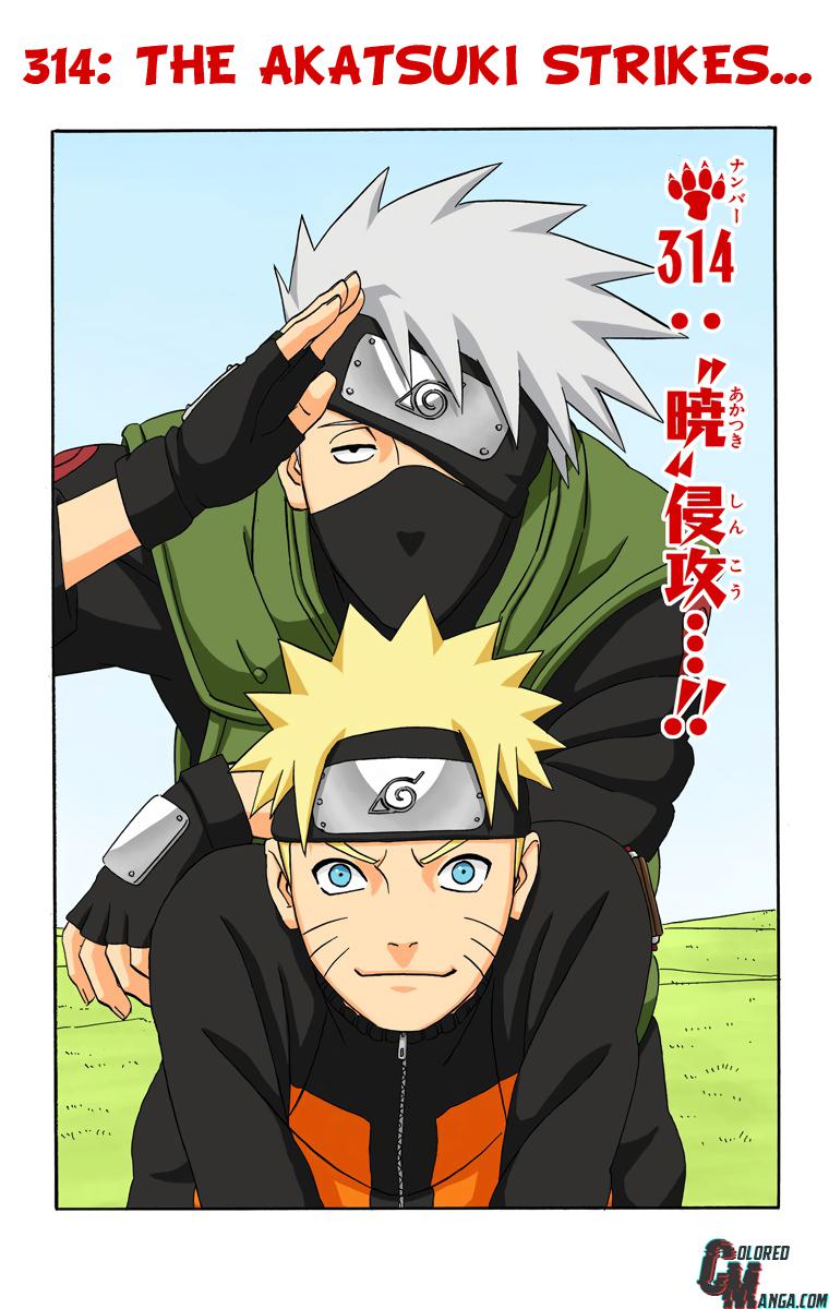 Naruto Colored chapter 168 page 1