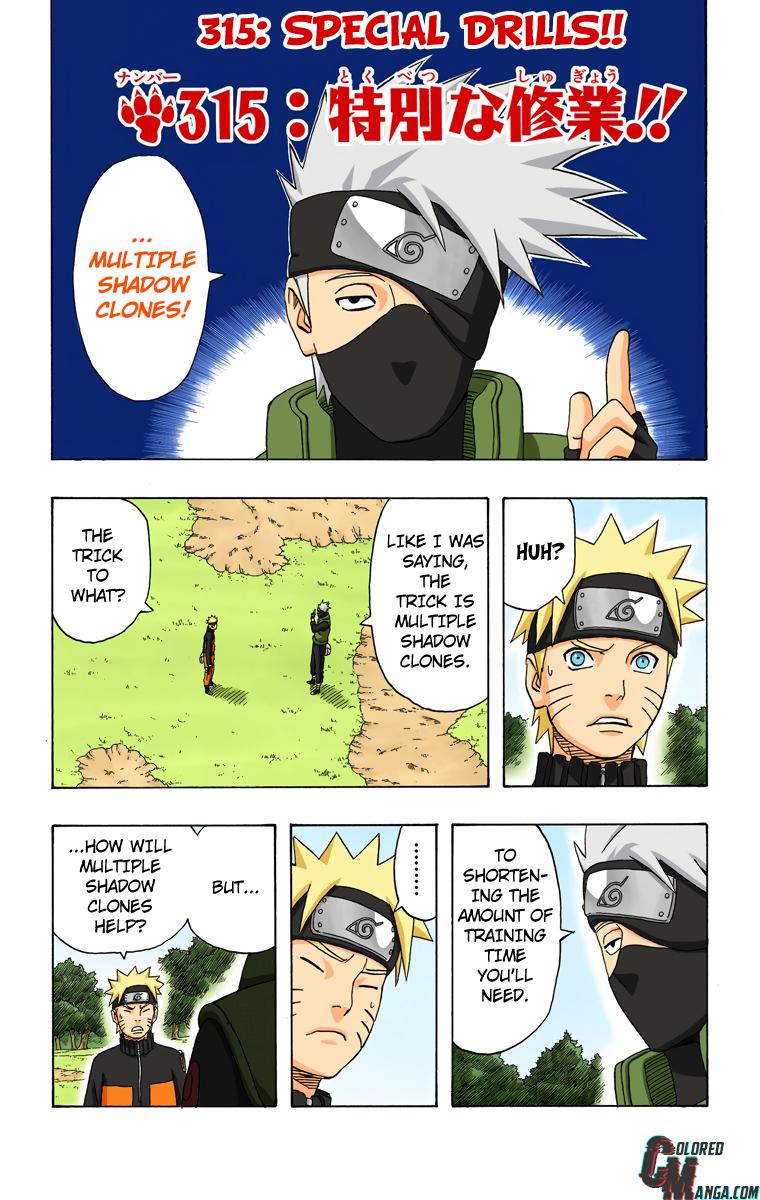 Naruto Colored chapter 169 page 1