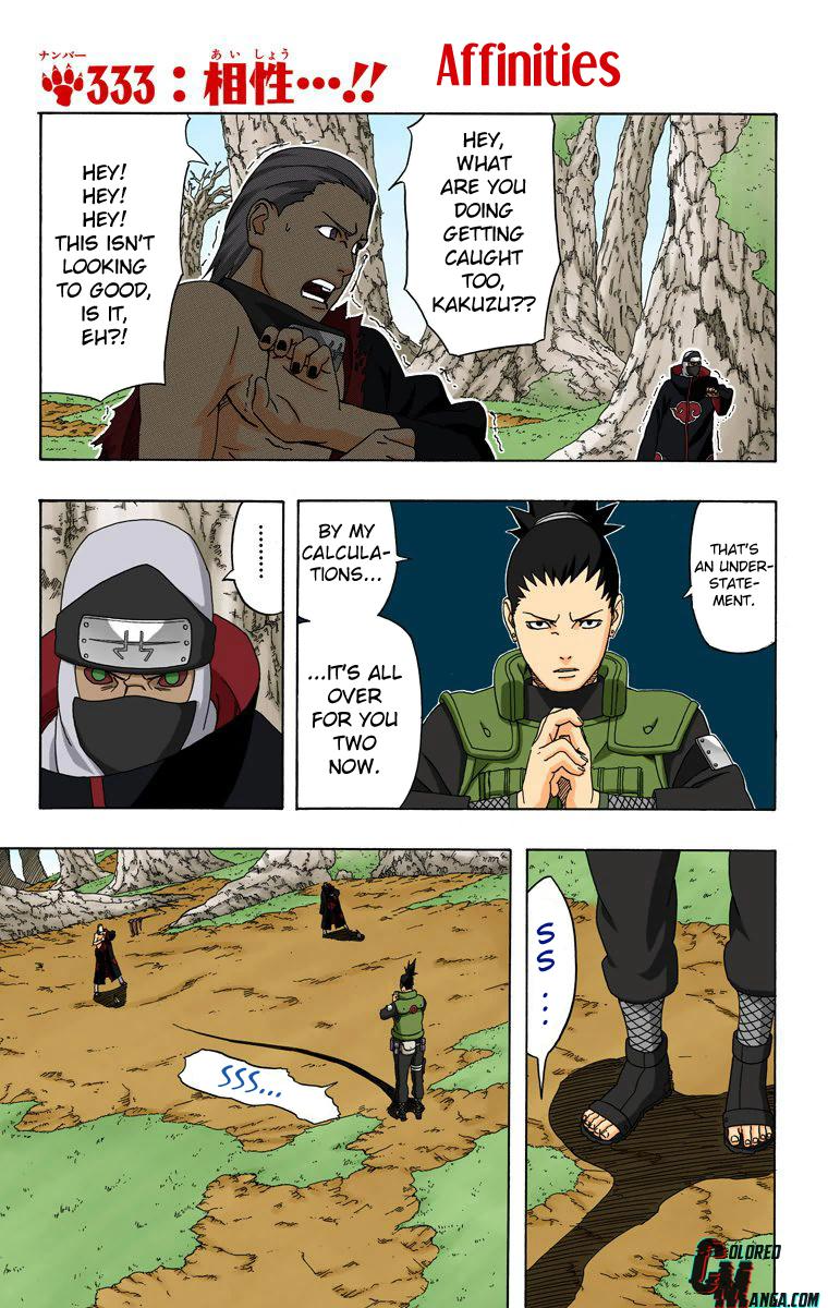 Naruto Colored chapter 187 page 1