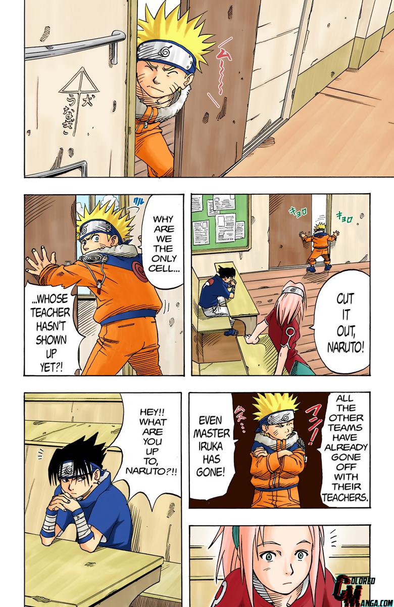 Naruto Colored chapter 4 page 2