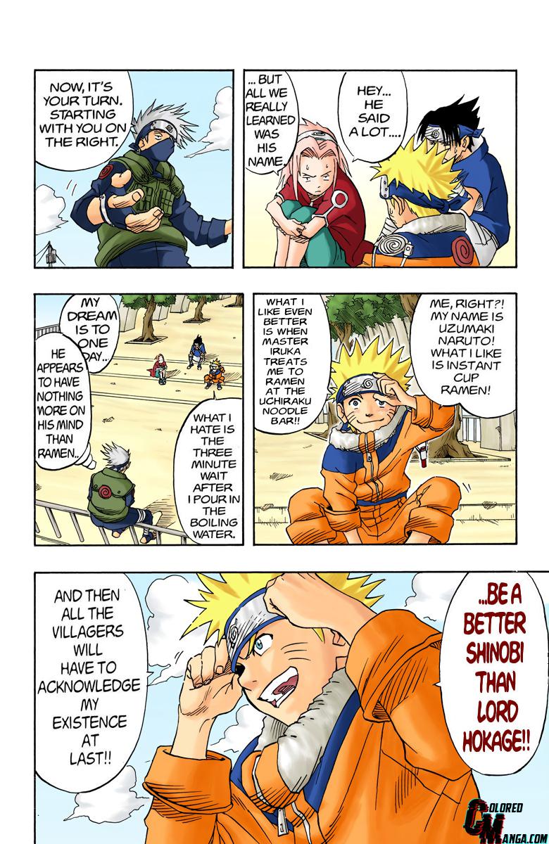 Naruto Colored chapter 4 page 6